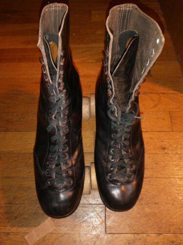Vintage Betty Lytle "styled By Hyde" Capped Toe Roller Skates Size 9