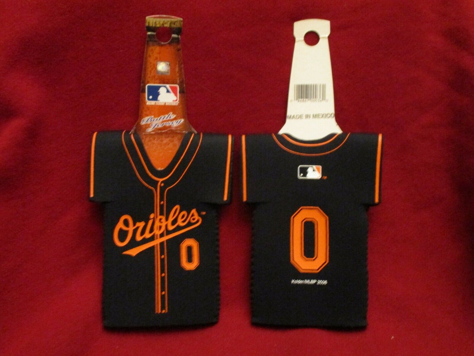 Baltimore Orioles #0 Bottle Jersey-new Nip Black 2006 Koosie Rare Baseball Htf