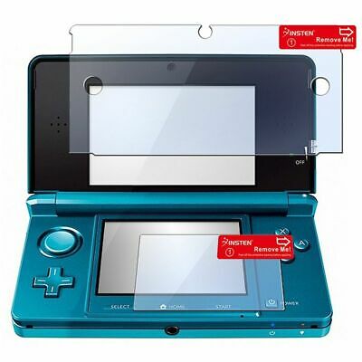 2in1 Clear Lcd Screen Protector Film Cover For Nintendo 3ds