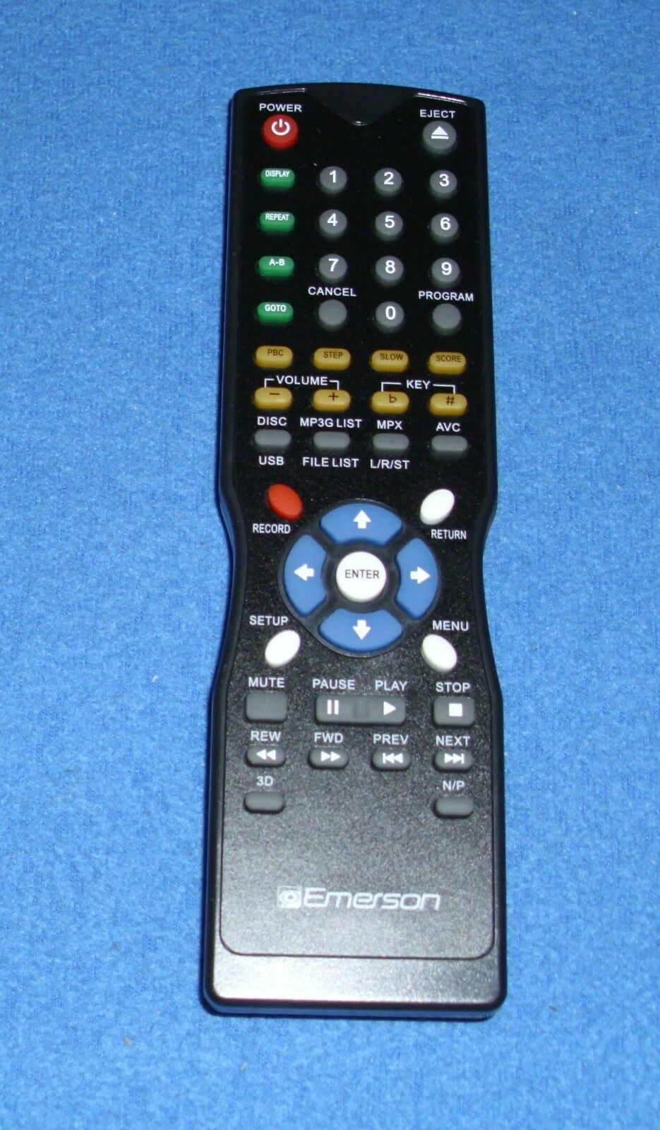 Remote Control For Emerson Karaoke Dvd Player ~ Dv120 ~ New In Oem Wrapper