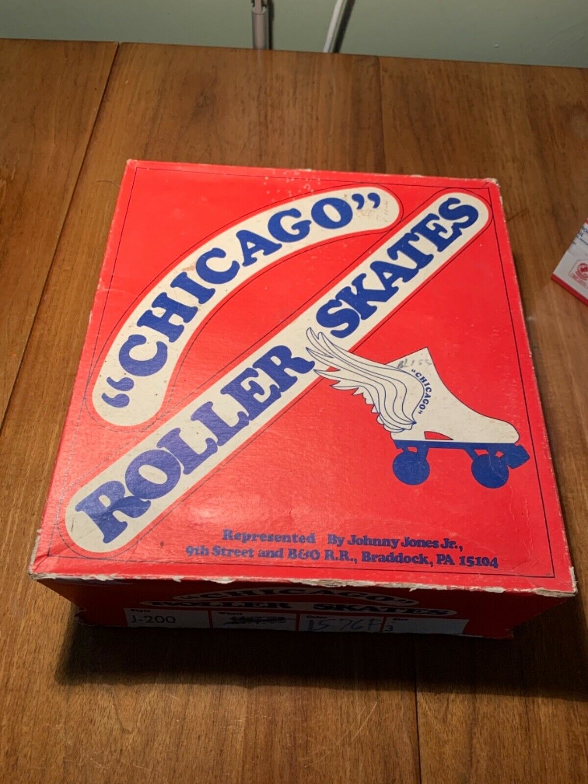 Vintage Chicago Womens Girls Size 3 Rooler Skates In Original Box