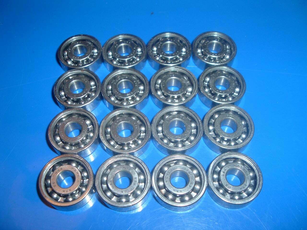 Fafnirs U.s.a C3 37k No Shields 7mm Matched 7 Ball Steel Caged Bearings. In Ama